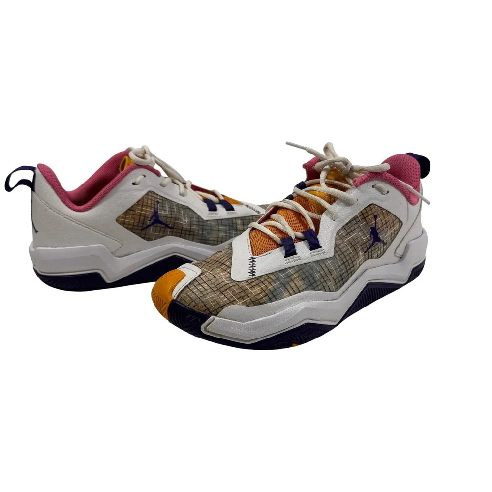 Jordan ADG‎ Golf Shoes Men Spiked White Multicolor Size 11